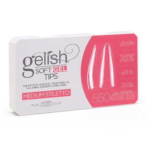 soft gel tips medium stiletto